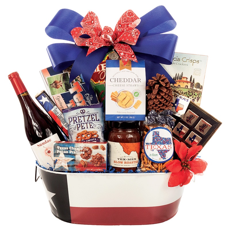 The Ultimate Texas themed gift basket