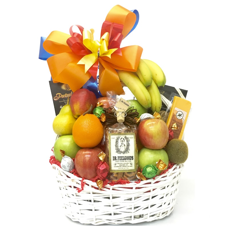 Gift basket for good health.