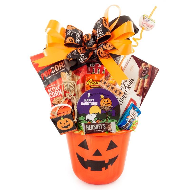 Halloween Jack-O-Lantern Gift Basket