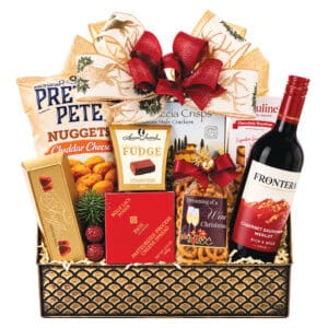 Holiday Wine Classic Gift Basket Medium